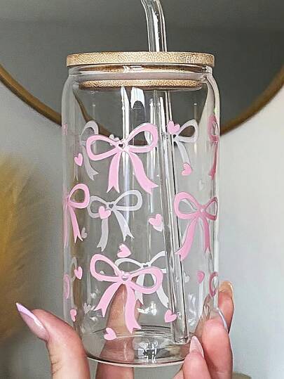 Bow glass cup