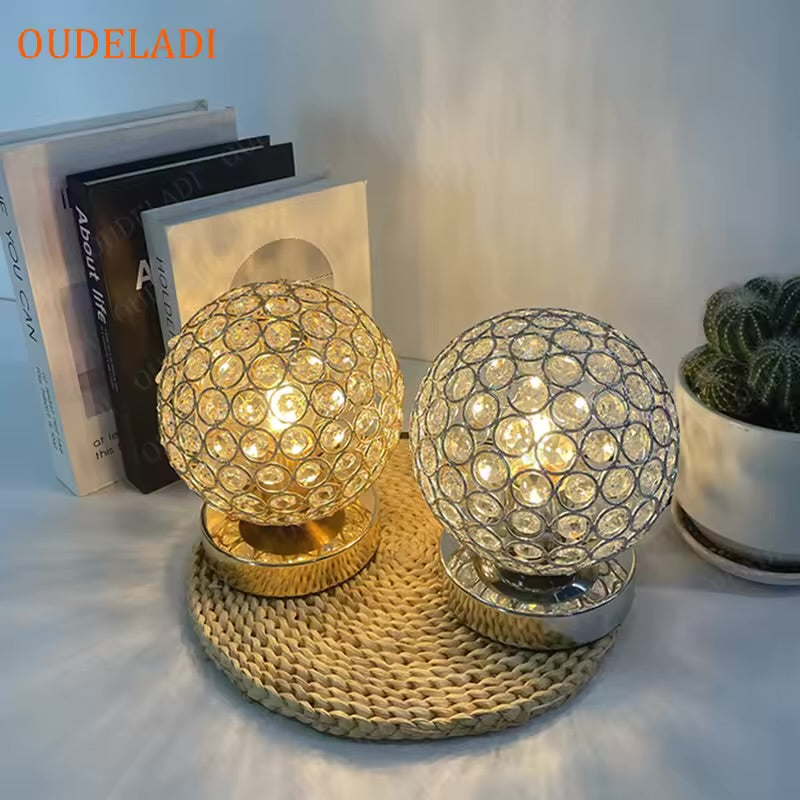 Crystal table lamp