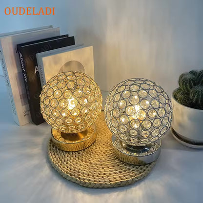 Crystal table lamp