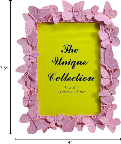 Pink Butterfly photo frame