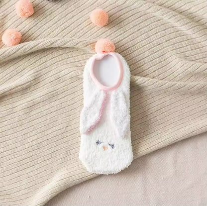 Coral fleece socks