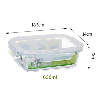 Borosilicate rectangle food storage