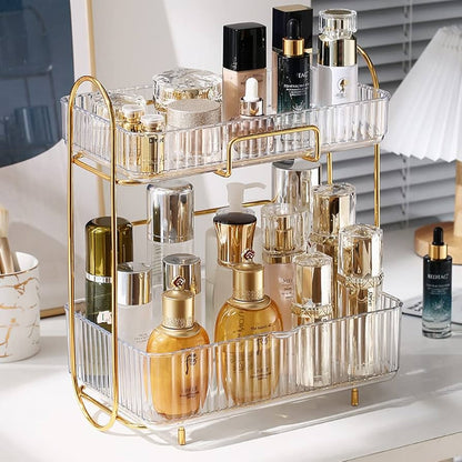Makeup organizer rack
