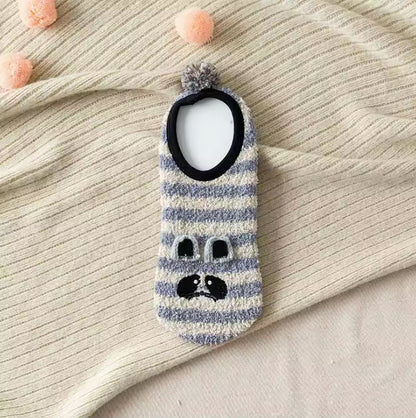 Coral fleece socks
