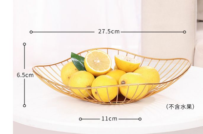 Golden Wired Fruit Bowl