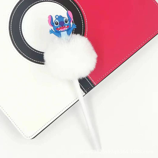White Blue Alien Pen