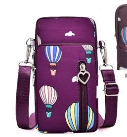 Cross bag with phone Holder