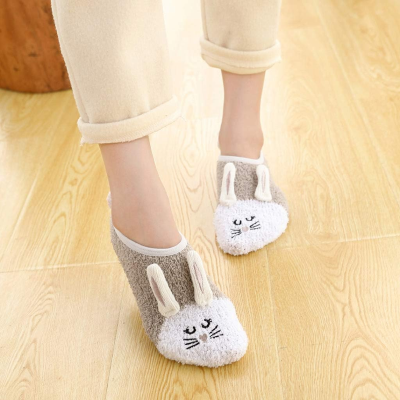 Coral fleece socks