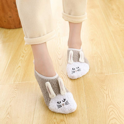 Coral fleece socks