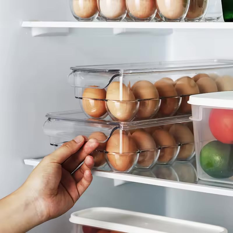 Refrigerator egg container
