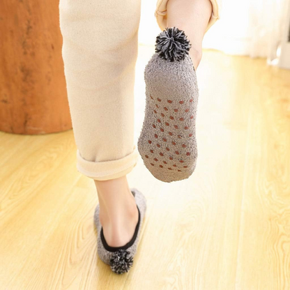 Coral fleece socks