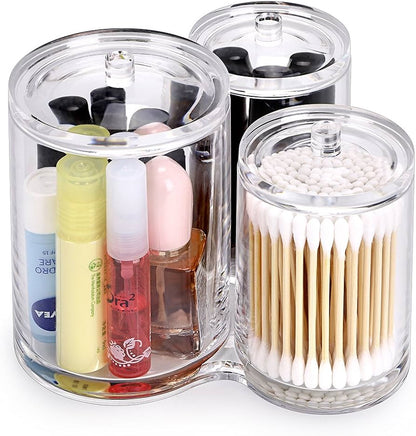 Clear acrylic cotton swab