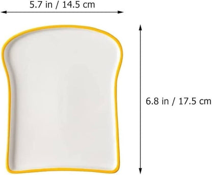 Ceramic toast plate