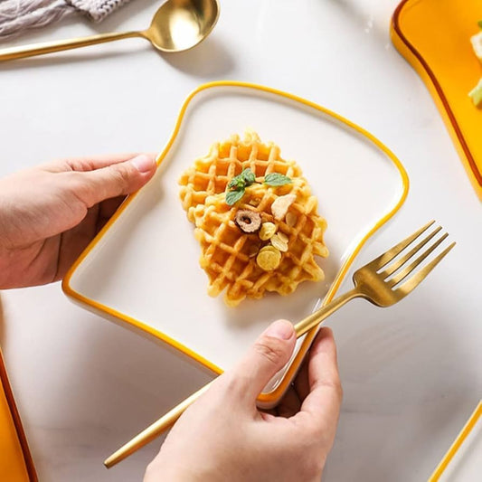 Ceramic toast plate