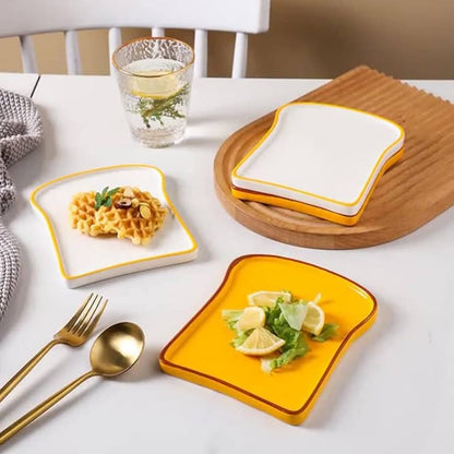 Ceramic toast plate