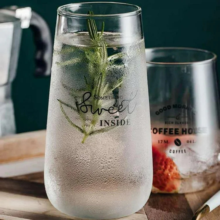 High temperature glass cup(6 pieces)