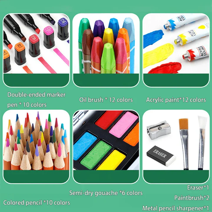53-Piece Acrylic Painting Set