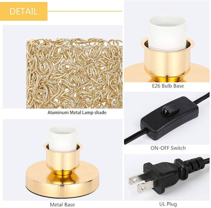 Gold stylish table lamp