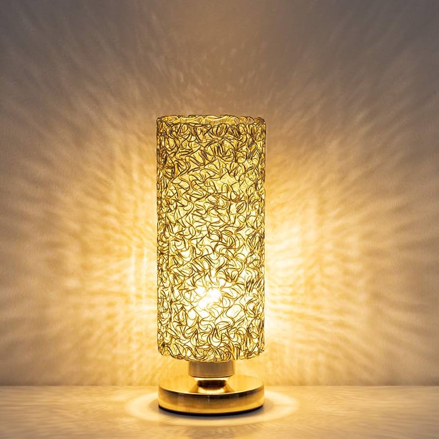 Gold stylish table lamp