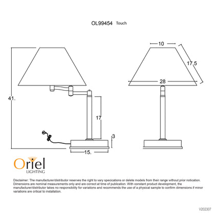 Philips Silver table lamp