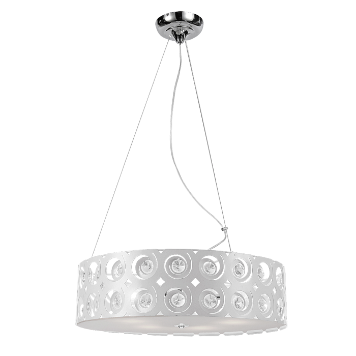 Modern white ceiling lamp
