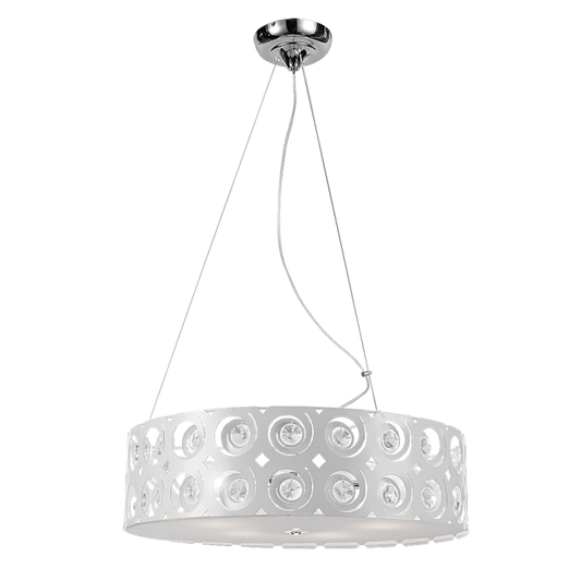 Modern white ceiling lamp