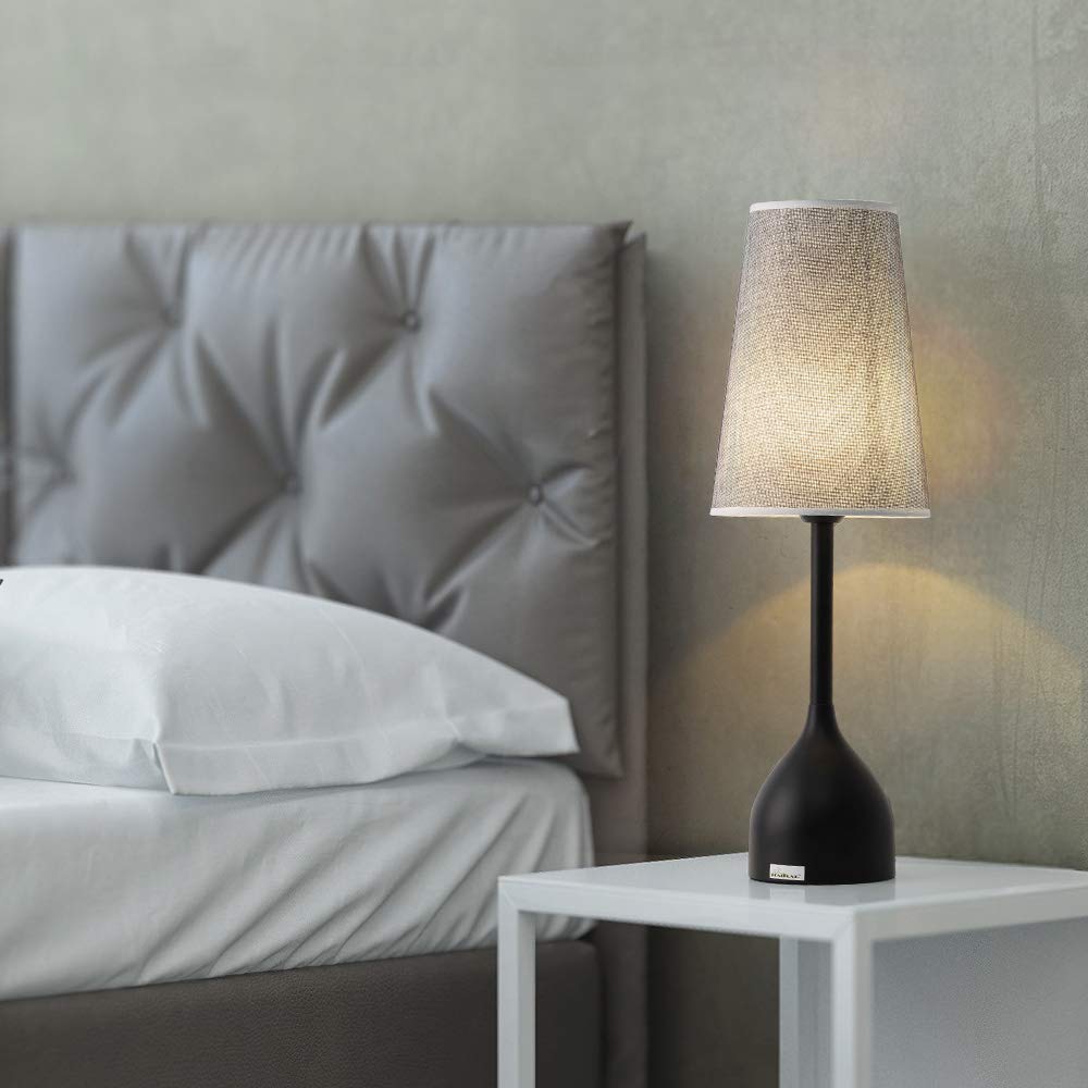 Black table lamp