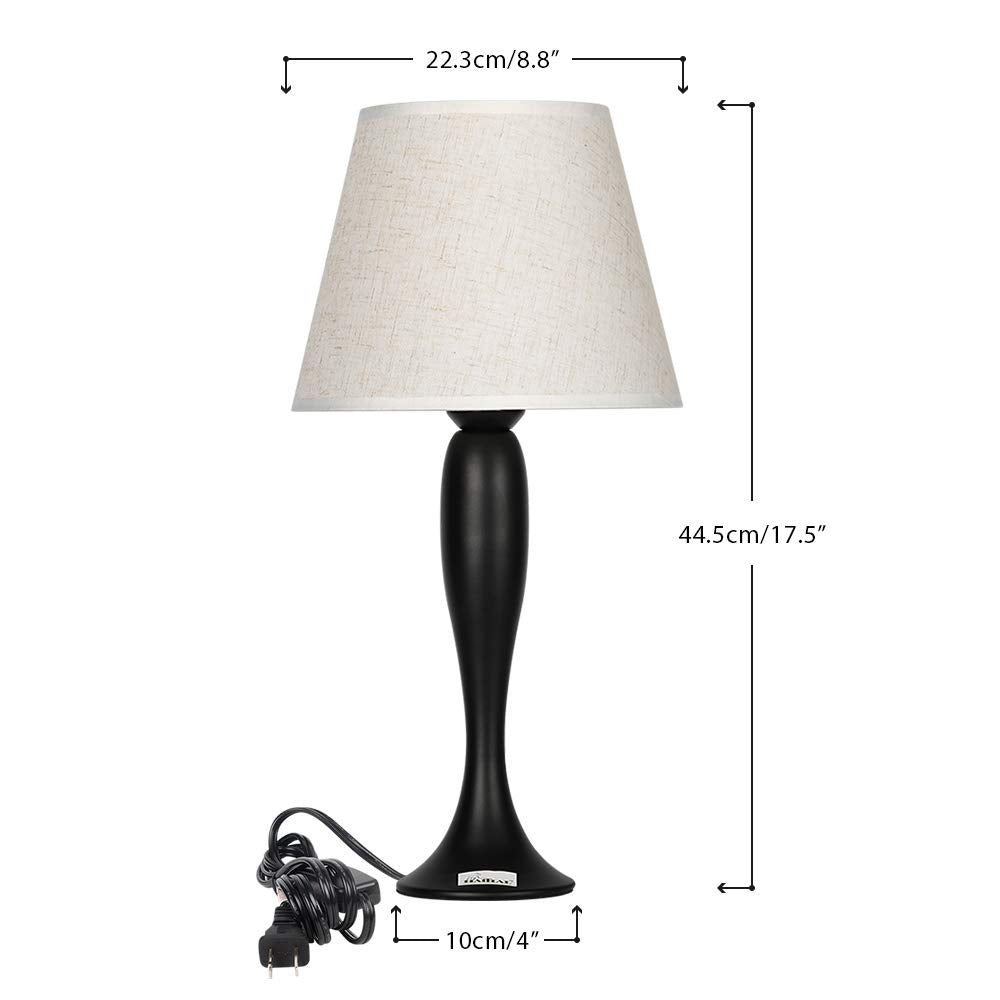Black classic table lamp