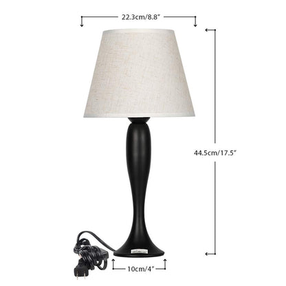 Black classic table lamp