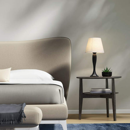 Black classic table lamp