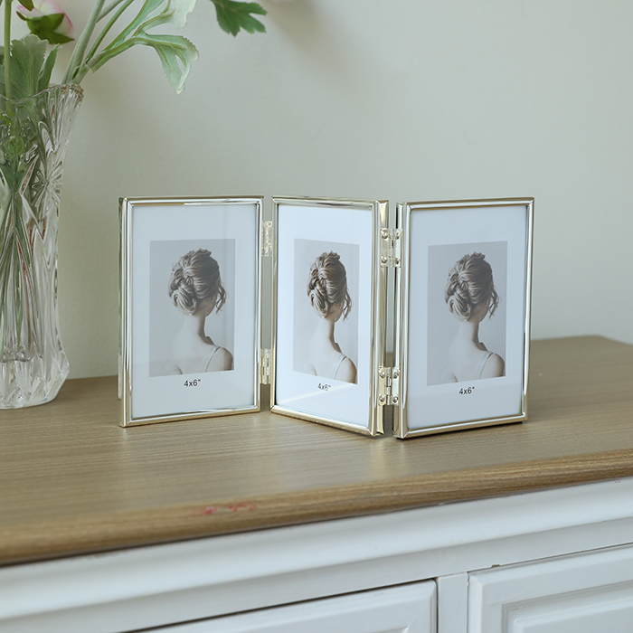 Trio silver photo frame 4*6