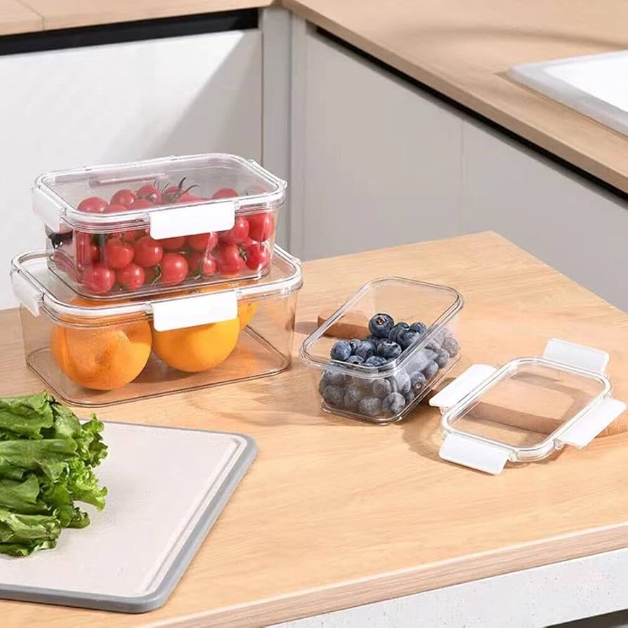 Plexi Kitchen Storage Box –  Set of 3