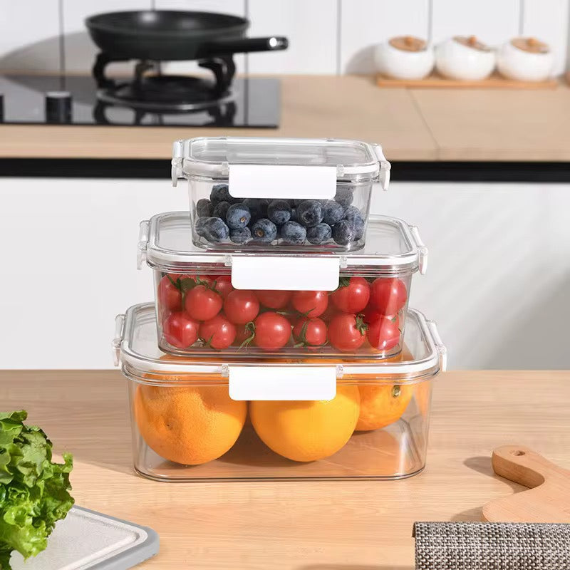 Plexi Kitchen Storage Box –  Set of 3
