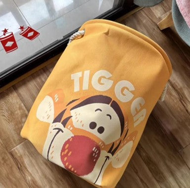 Foldable Tiger-Stripe Laundry & Toys Basket