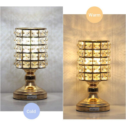 Gold Crystal Table Lamp